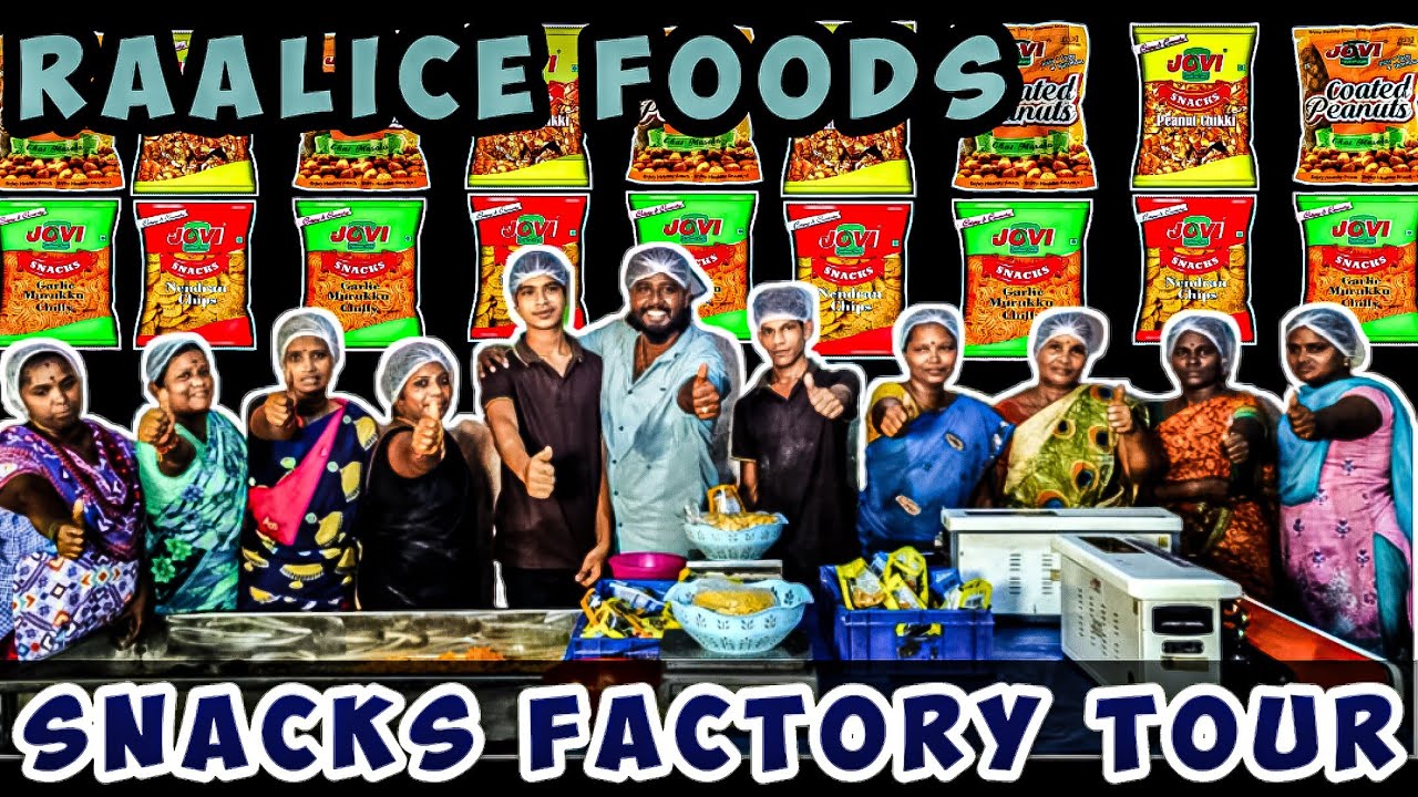 Manufacturing Raalice Foods Tour | snacks Factory Tour | Chennai Raalice Foods Tamil