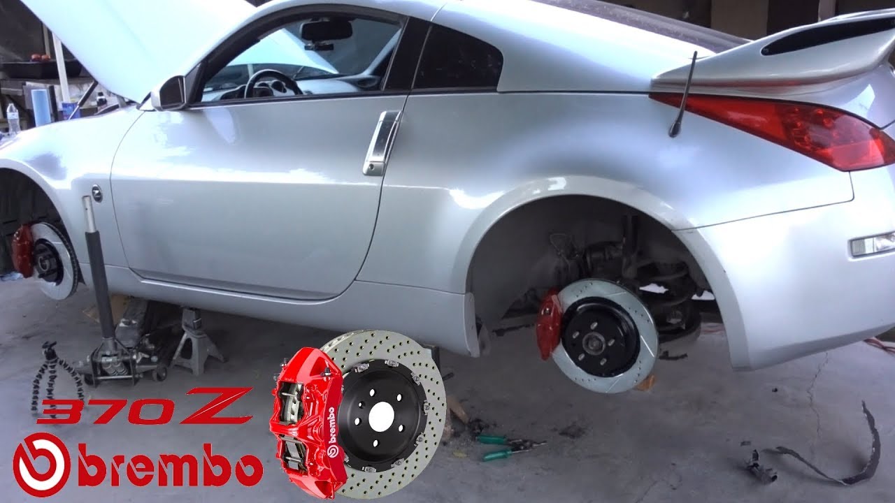Installing 370Z Akebono BBK on to a 350Z!!!