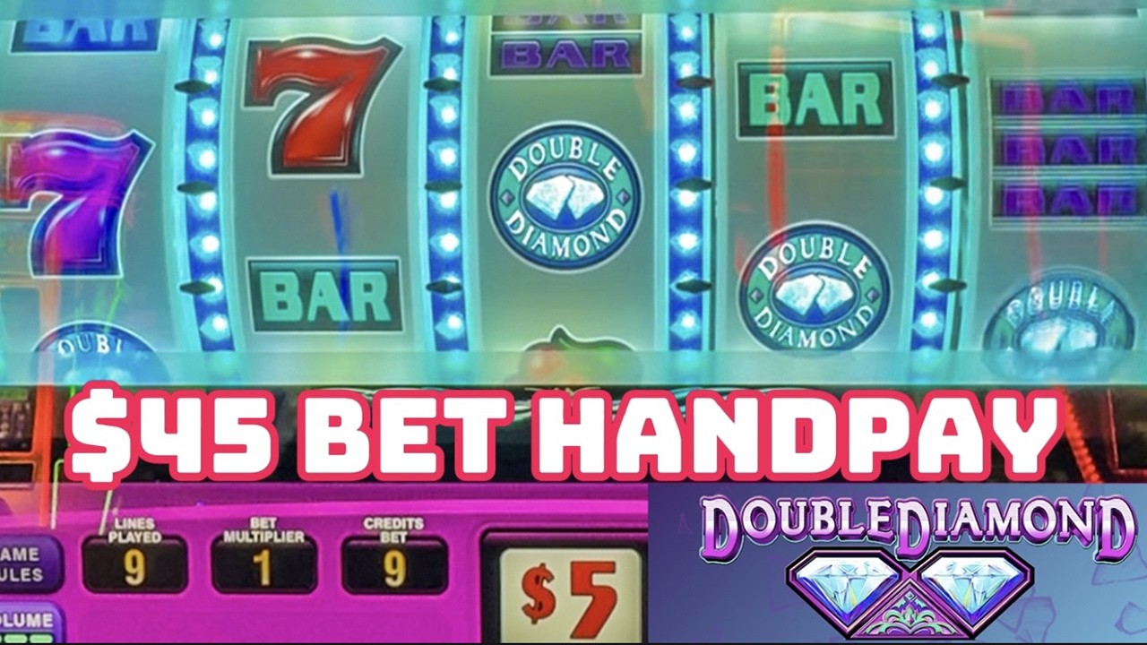THIS $45 BET ON DOUBLE DIAMOND PAID OFF! Old School Slot Handpay