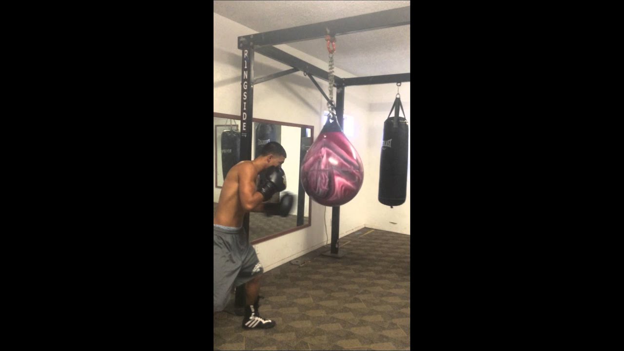 2014 Ringside Champ, Michael Dutchover on the Aquabag
