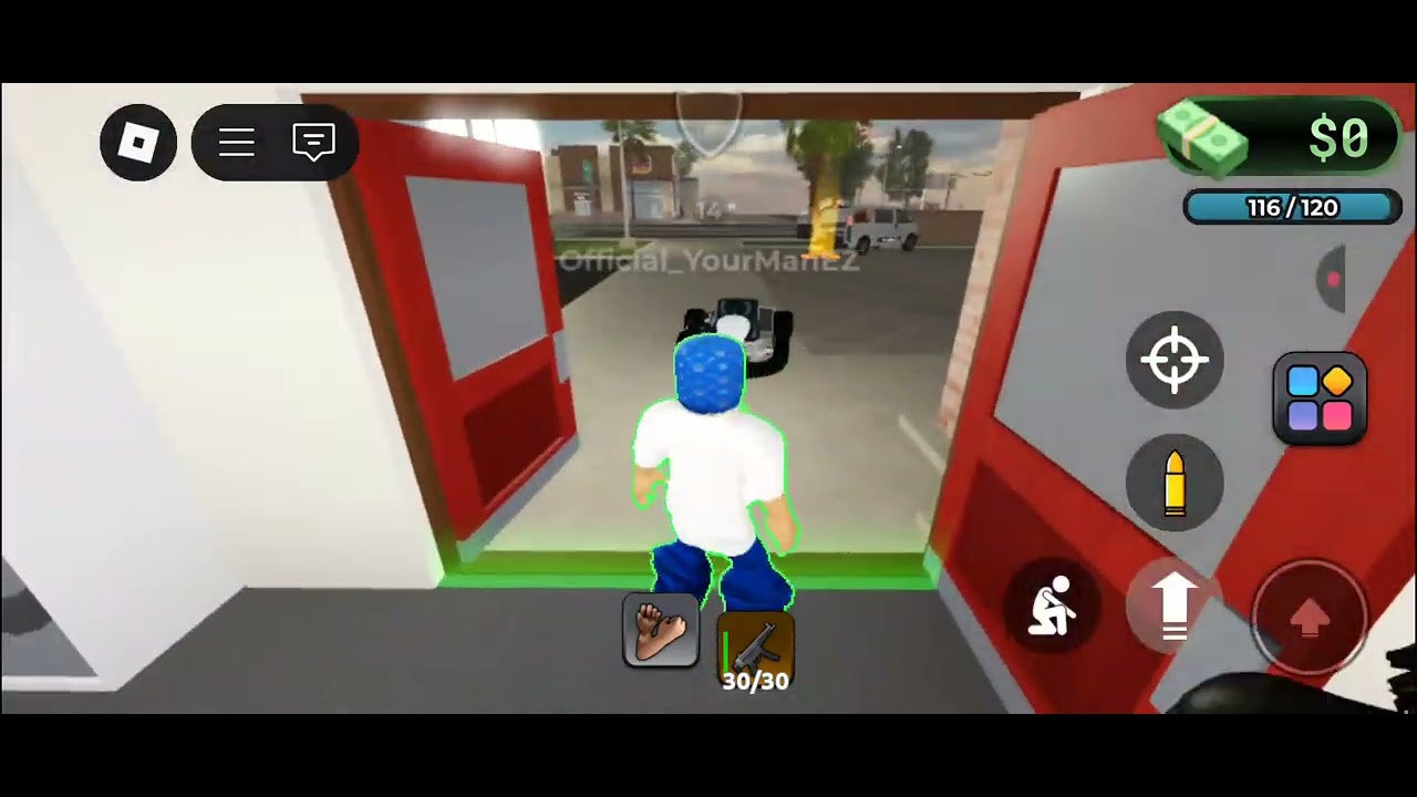 SPINNING With Mp5 Until I Die In Blockspin Roblox | Hacker Killed me..