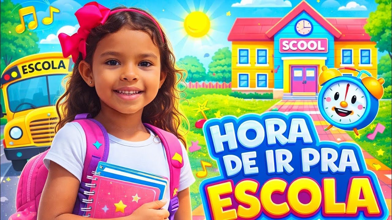Hora De Ir Pra Escola | Mariana Kids | Clipe Oficial