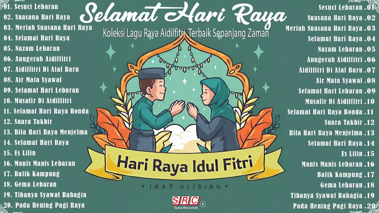 Himpunan Lagu Raya Terbaik 2026 | Selamat Hari Raya Aidilfitri | Suasana Raya Paling Meriah!