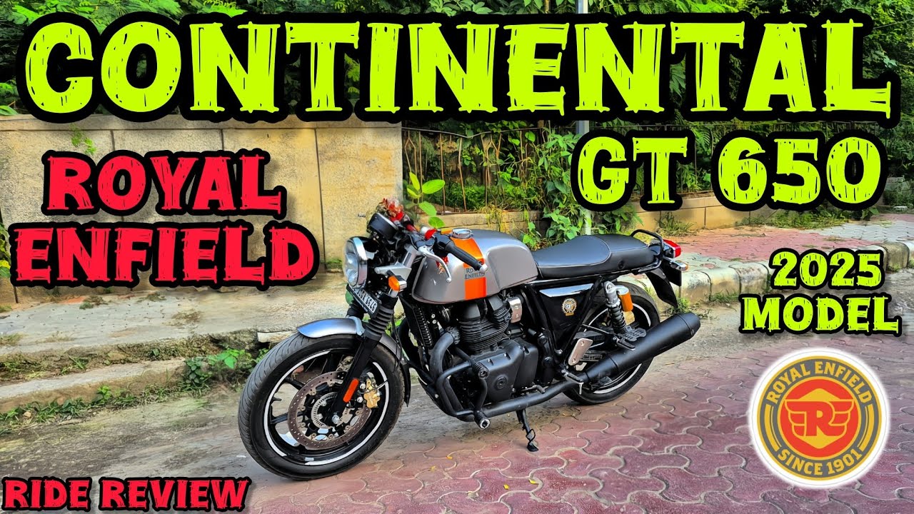 Royal Enfield Continental GT 650 Apex Grey 2025 Model | First Ride Review 