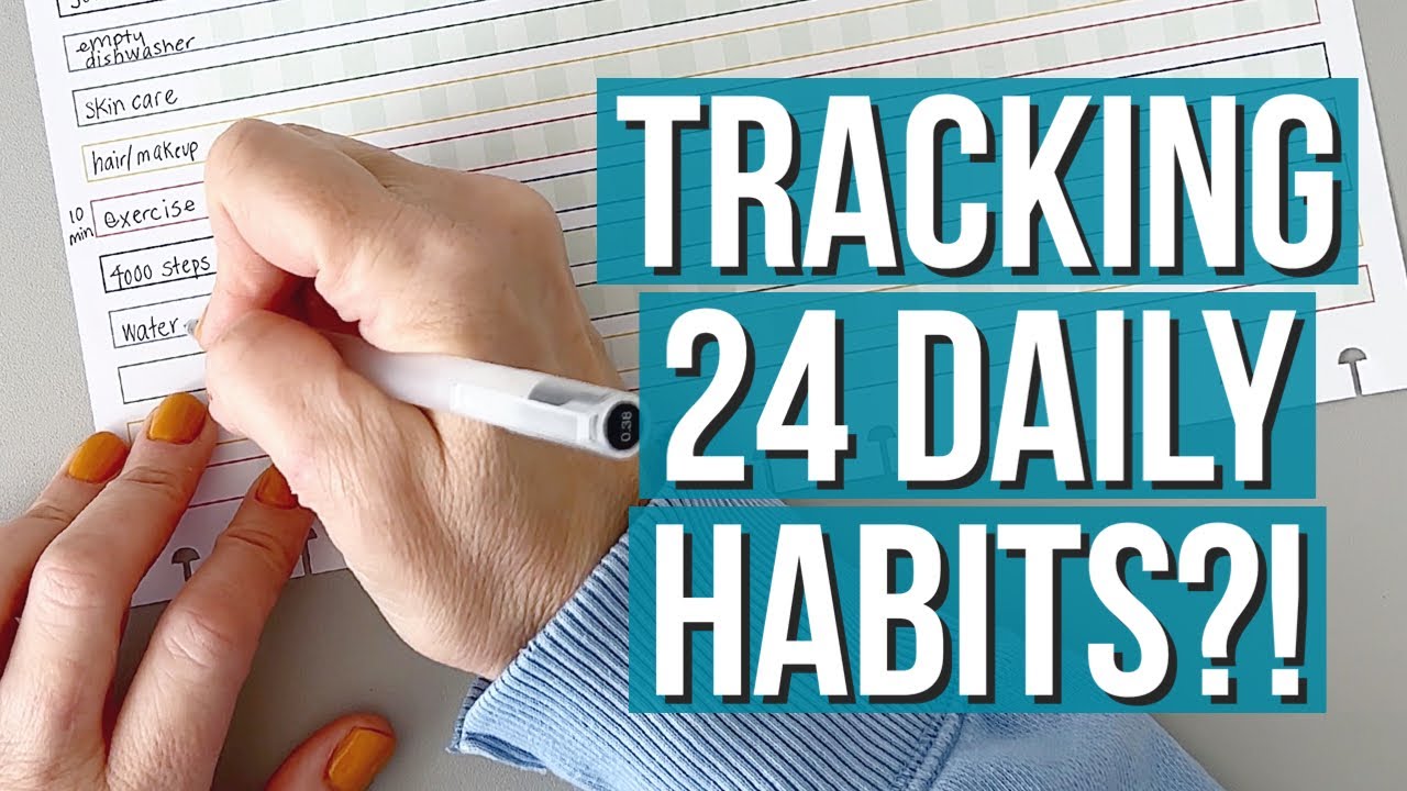 Creating a Daily Habit Tracker for Self Care & Healing | Simple Tracking System - Happy Planner 2022