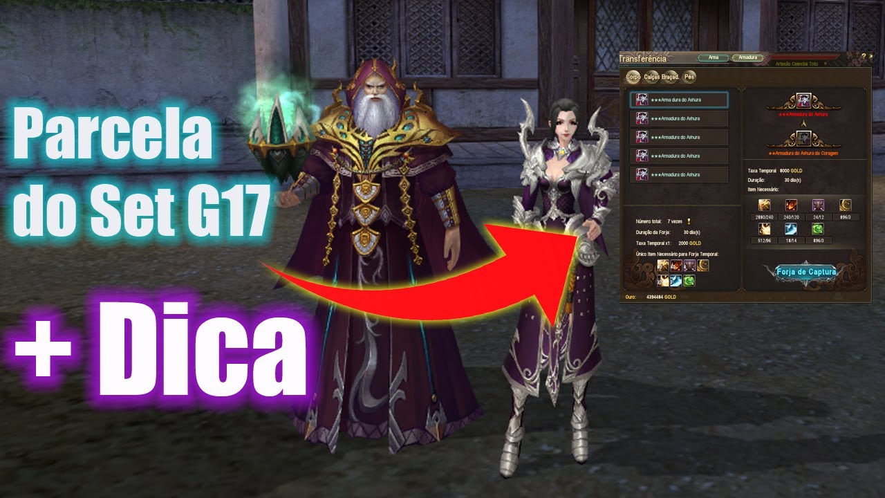 Perfect World - Parcelamento do Set G17 up3 + Dica!