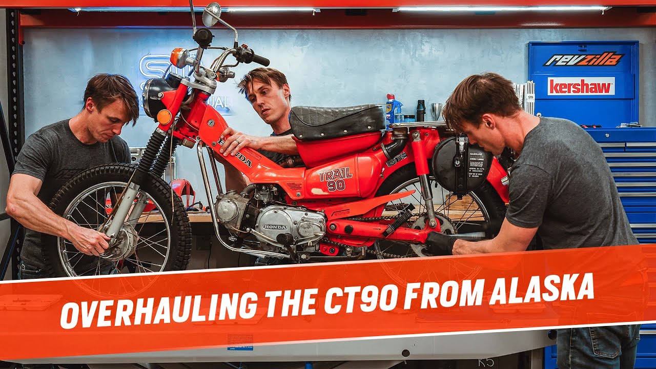 1975 Honda CT90 Rebuild, ASMR Special | The Shop Manual