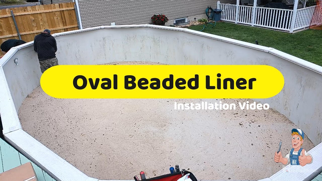 Beaded Oval Above Ground Pool Liner Replacement - Island Recreational