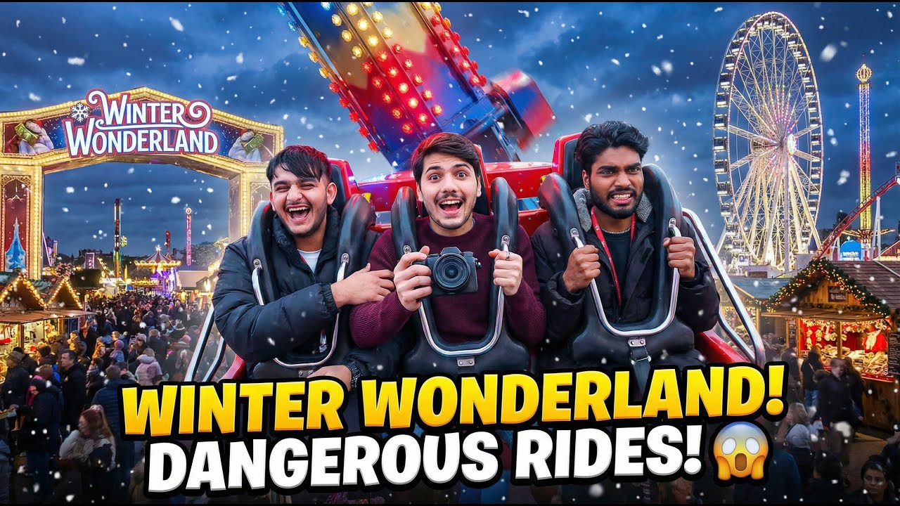 We Screamed, We Laughed, We Regretted It 🎢❄️ @omshankaryadav5489 @RashidAnsari-f9c