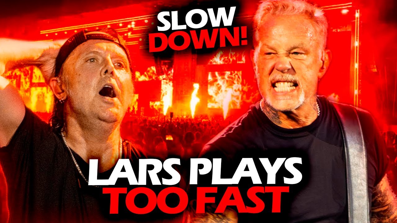 JAMES HETFIELD GETS ANGRY WHEN LARS ULRICH PLAYS TOO FAST LIVE (2024) #METALLICA