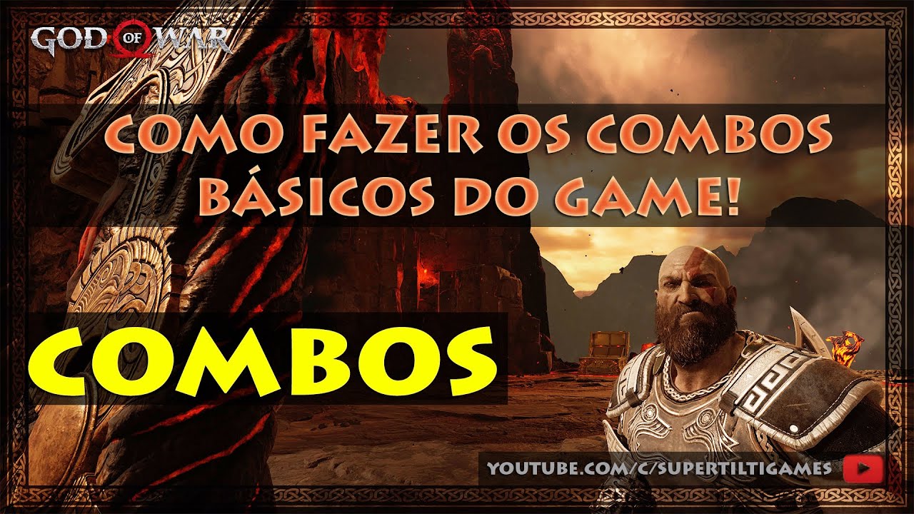 God of War - Combos básicos - Troca de postura - Informações sobre Habilidades e muito mais.