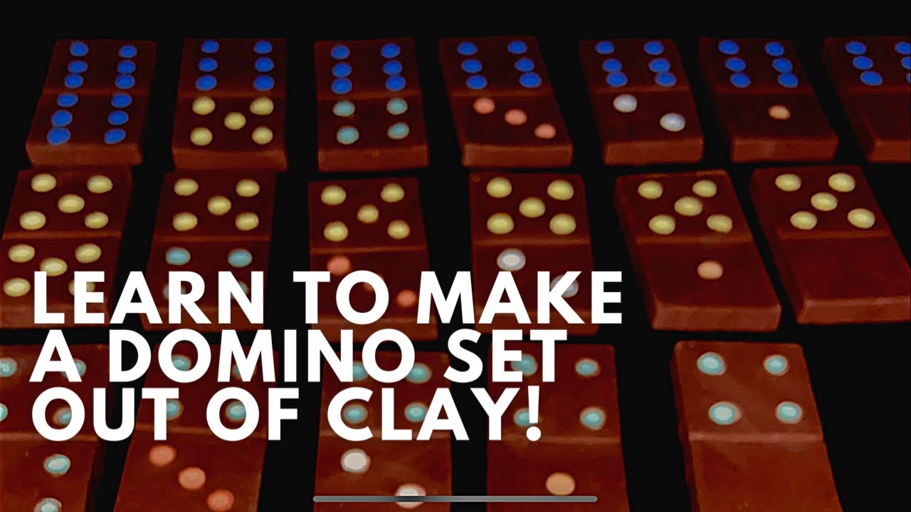 #14 - Making a domino set out of clay!! - Check it out! | Handmade Ceramics | #Pottery