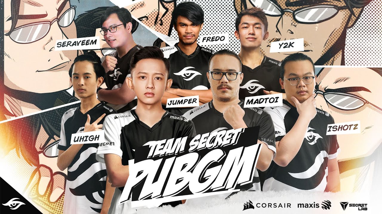 TEAM SECRET 2021 PUBG MOBILE MY ROSTER ANNOUNCEMENT