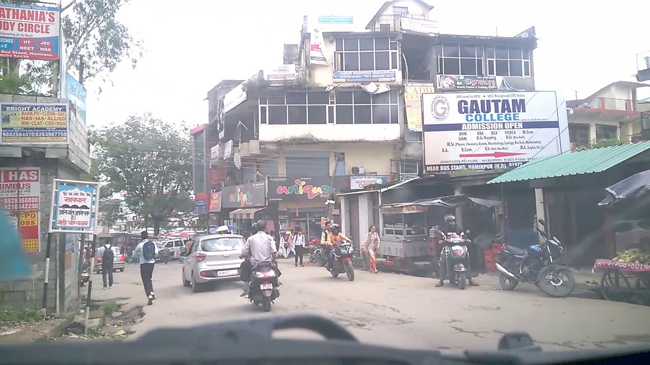 Hamirpur Market Road Side View - Himachal Pradesh
