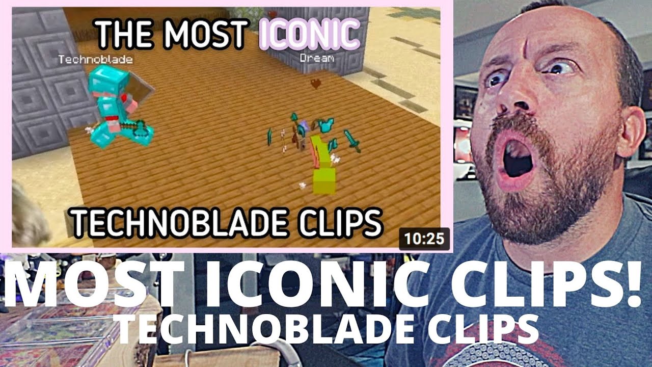 WATCHING The most ICONIC Technoblade clips!