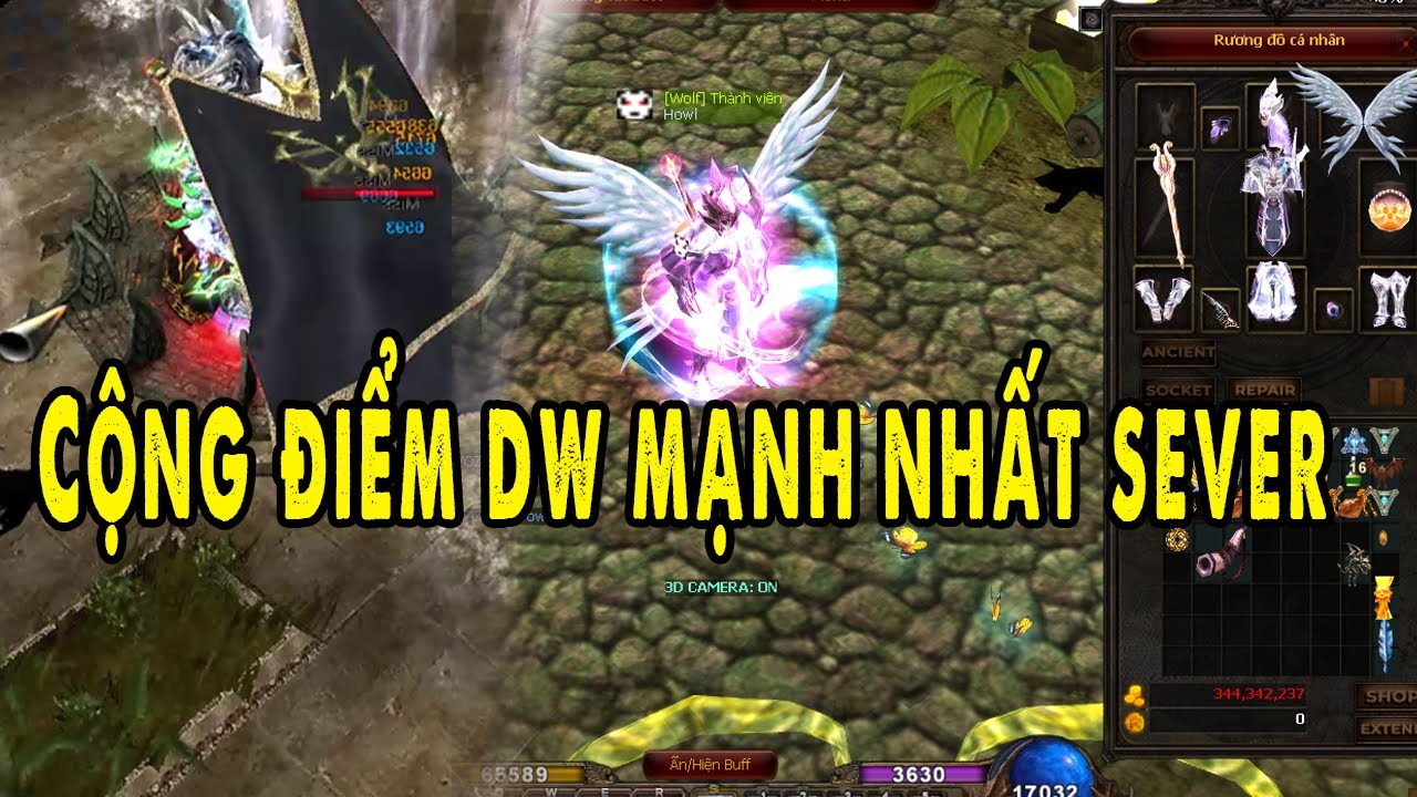 HƯỚNG DẪN CỘNG ĐIỂM DW MẠNH NHẤT SEVER | LỤC ĐỊA MU SS6 ONLINE MỚI NHẤT HAY NHẤT