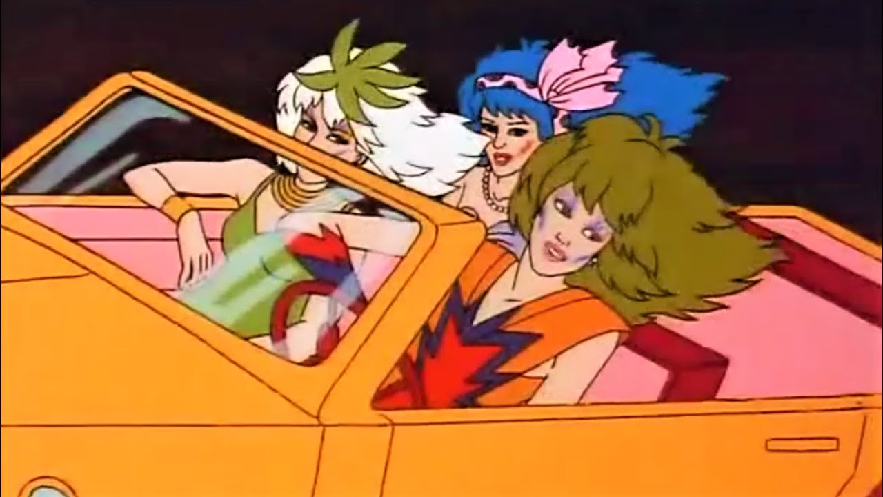 Jem & the Holograms (s1 e22) The Misfits take the Roadster on a joyride