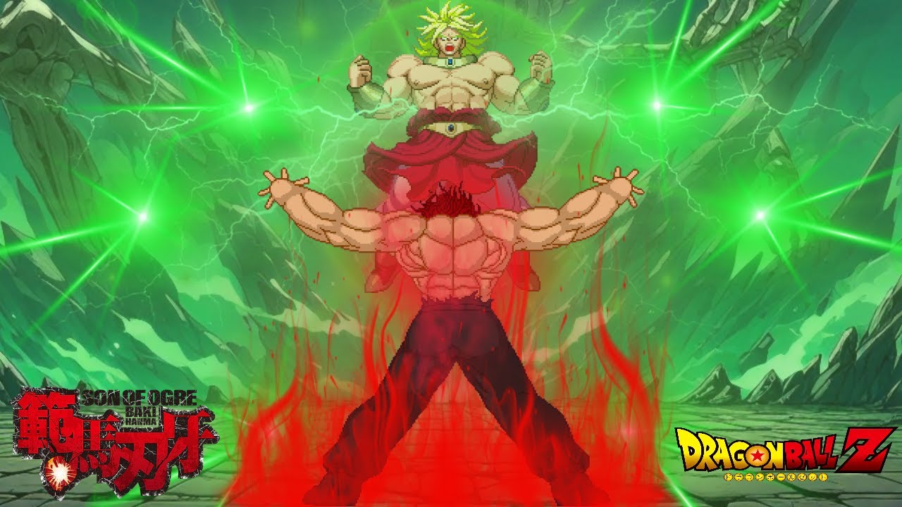 Yujiro Hanma vs Broly - Baki the Grappler X Dragon Ball Z