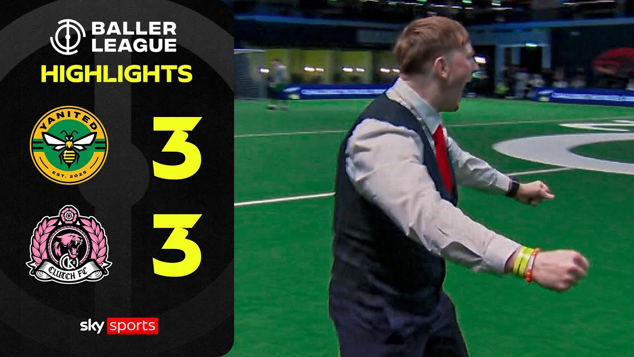 Angry Ginge leads Yanited to an epic comeback | Yanited 3-3 Clutch FC | Baller League Highlights