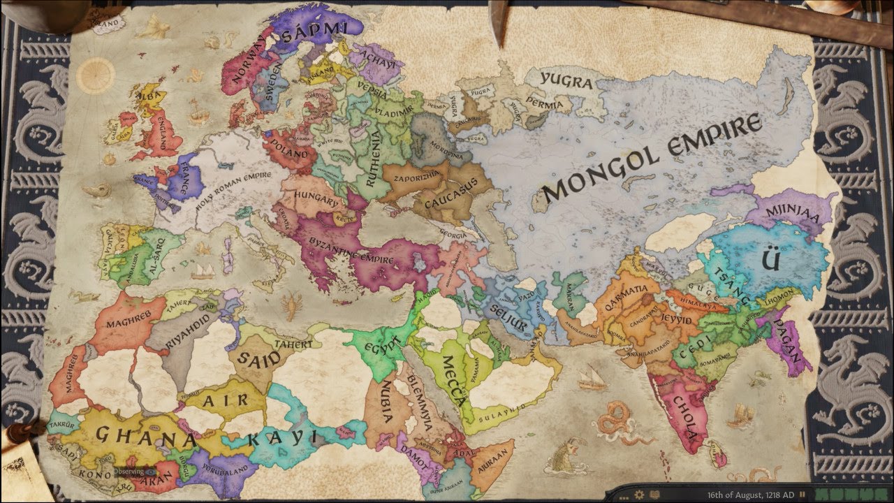 CK3 Timelapse but the AI is more aggressive (1066)