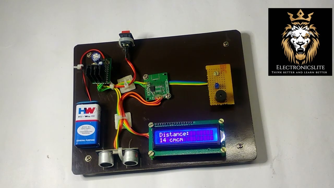 ULTRASONIC DISTANCE DETECTOR PROJECT KIT