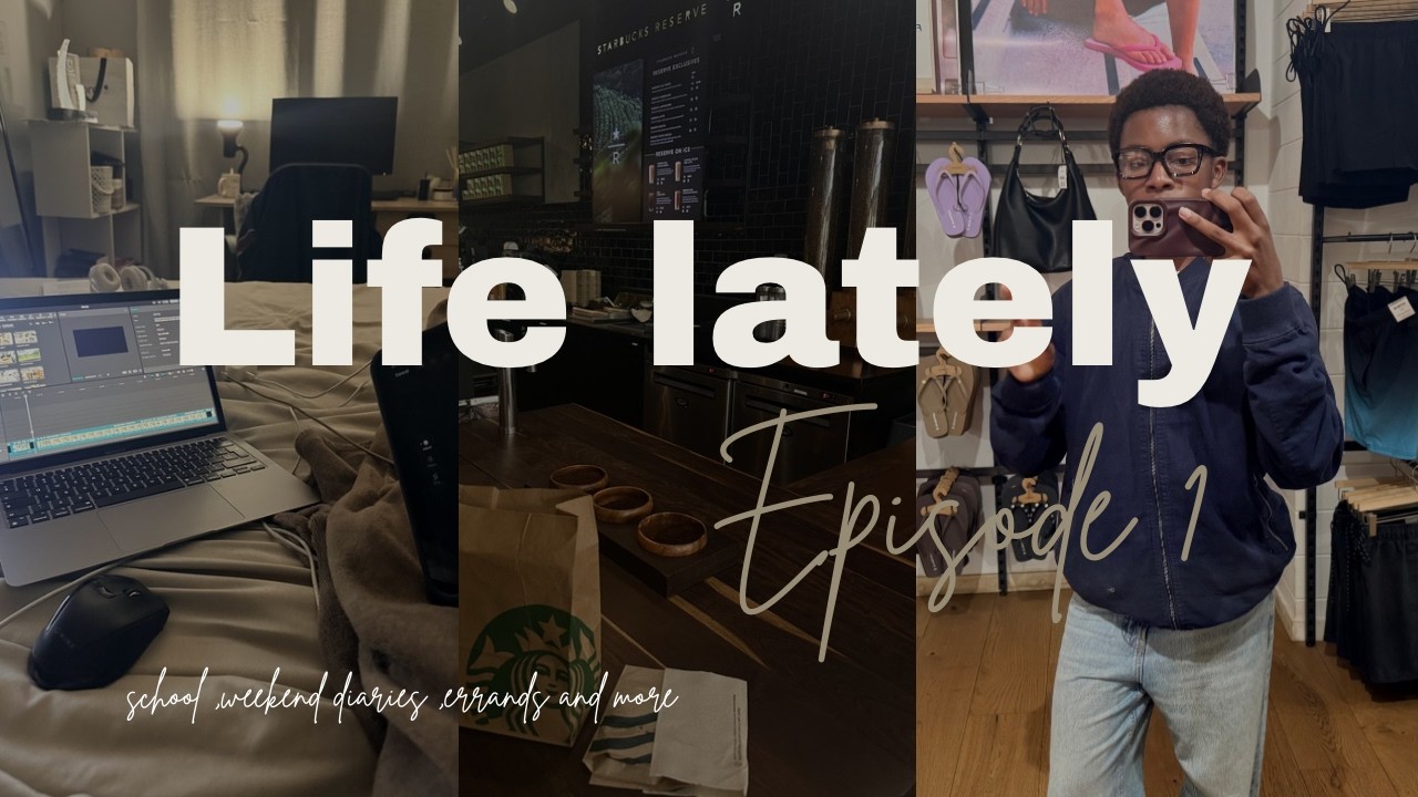 VLOG: Life lately ep.1 | Running Errands ,hauls and romanticising life