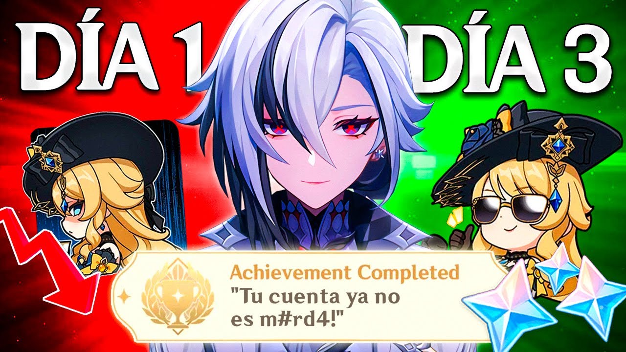 SALVÉ UNA CUENTA REROLL EN SOLO 3 DIAS | GENSHIN IMPACT