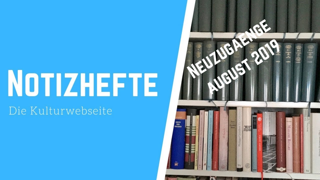 Neuzugänge August 2019 | Book Haul