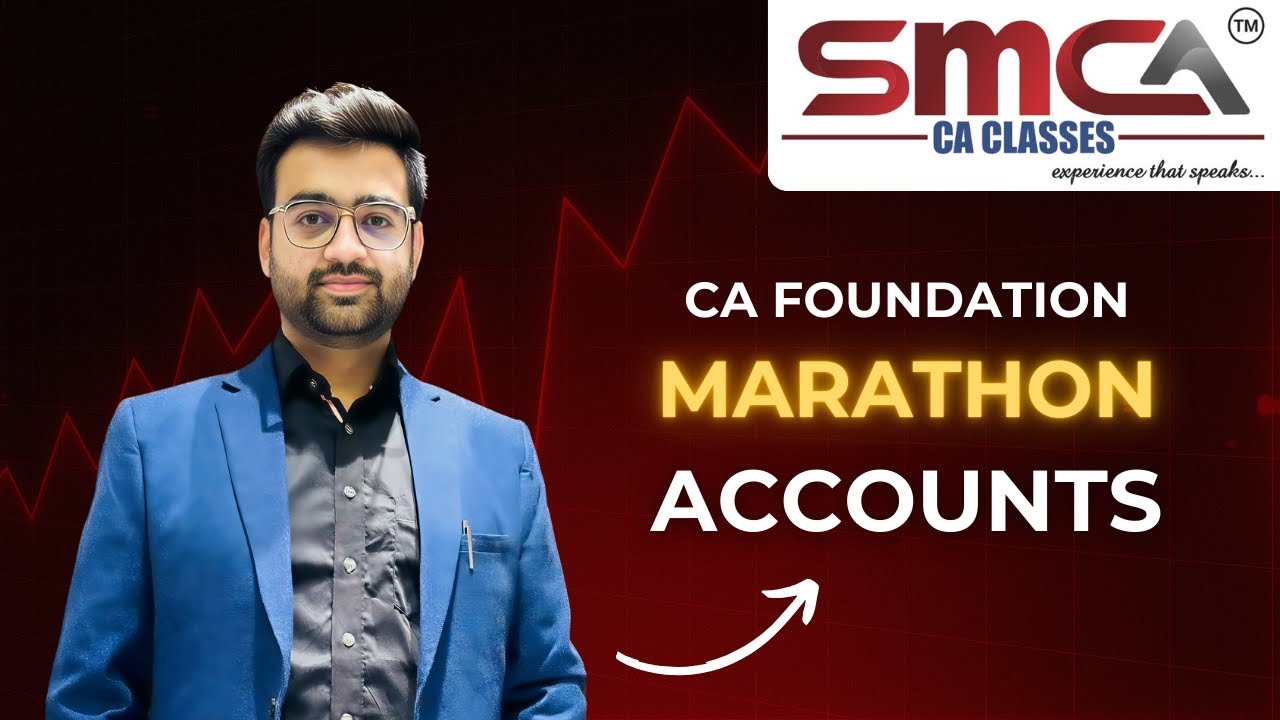 Marathon Jan 26 (Part-A) | CA Foundation | Accounts | One Shot | Revision