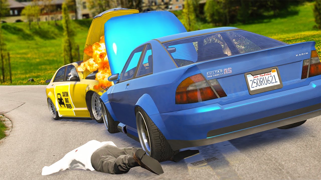 DESTROYING peoples brake lines in cars | GTA 5 RP