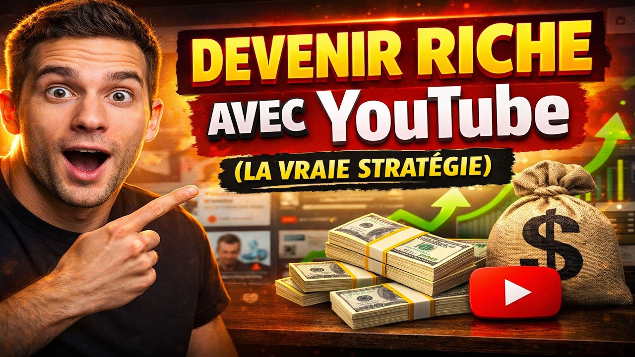 Comment devenir riche grâce à YouTube (la vraie stratégie)