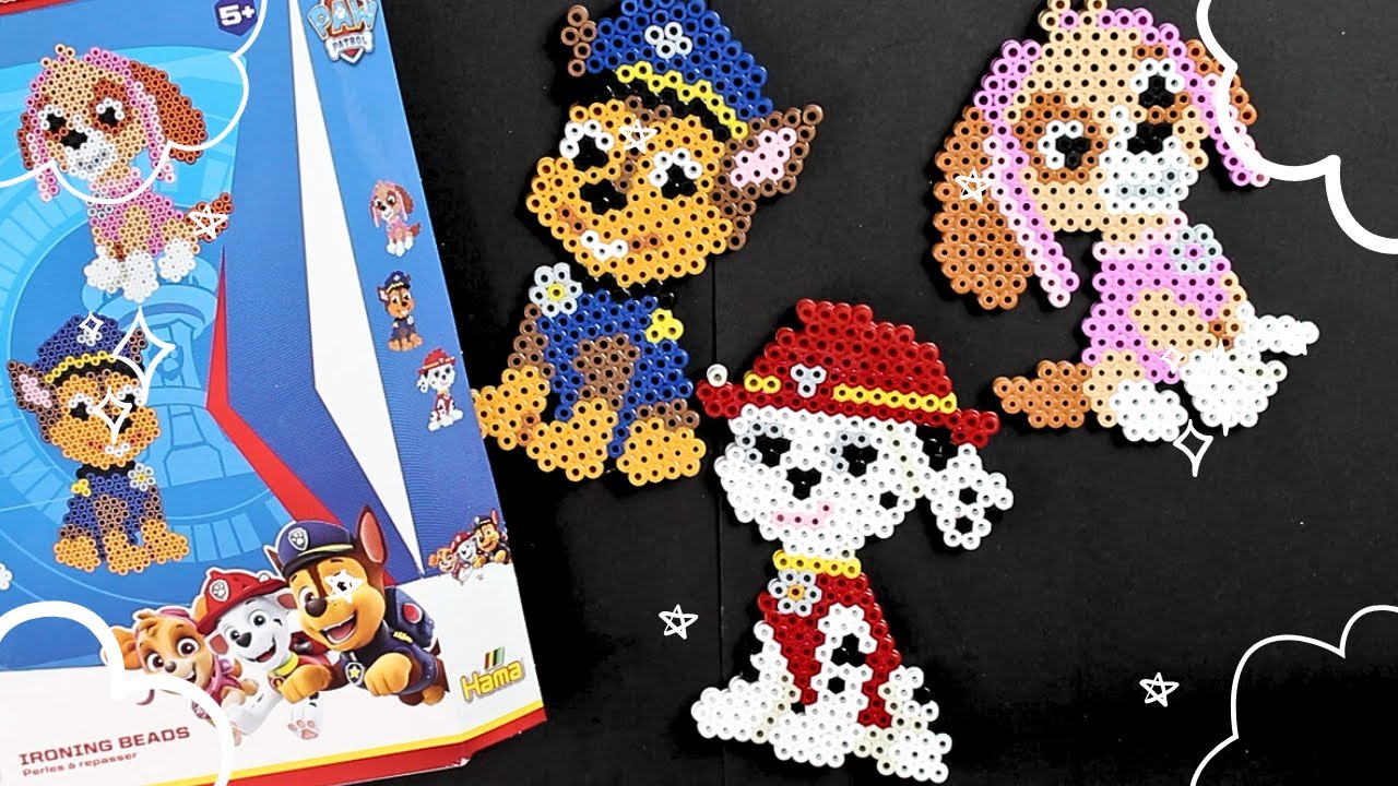 Lohnt es? Hama B&uuml;gelperlen Bastelset | Paw Patrol deutsch | KaFraLe.Bastelidee | Bastelideen basteln