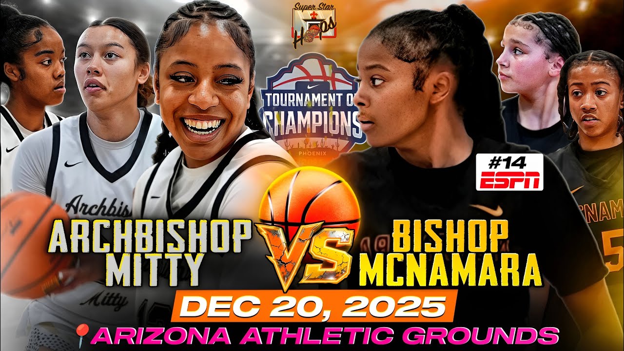 ⛹🏽‍♀️ 🔥 ABSOLUTE MADNESS 😱 Nike TOC Semifinal 💥 Archbishop Mitty vs Bishop McNamara | 12/20/2025