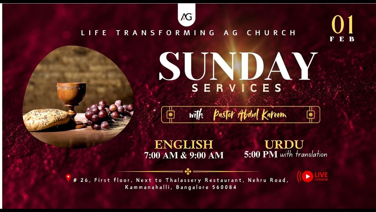 Life Transforming AG Church || Sunday First Service || Pastor Abdul Kareem
