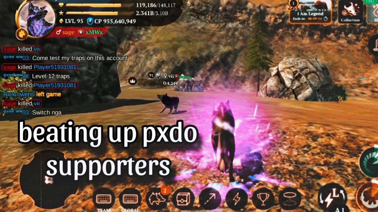 Beating up pxdo supporters in PvP || The Wolf