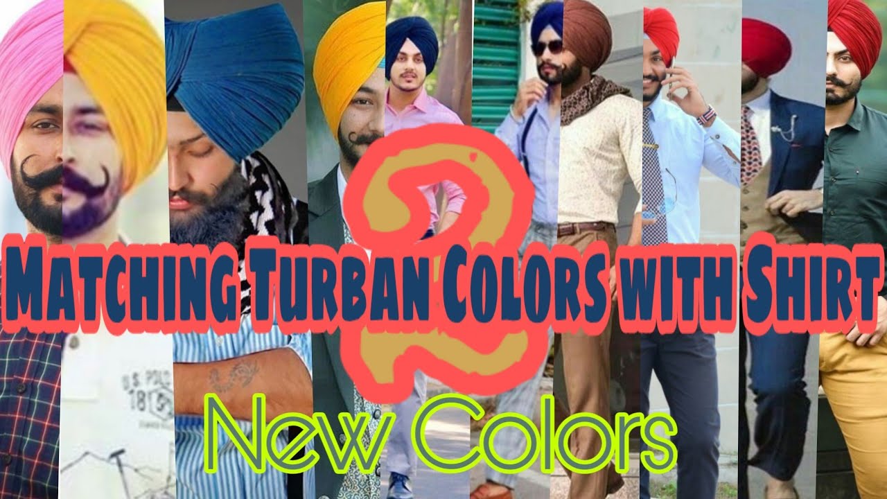 Matching Turban Colors with Shirt  // Which Turban Color shirt you best// best turban colors