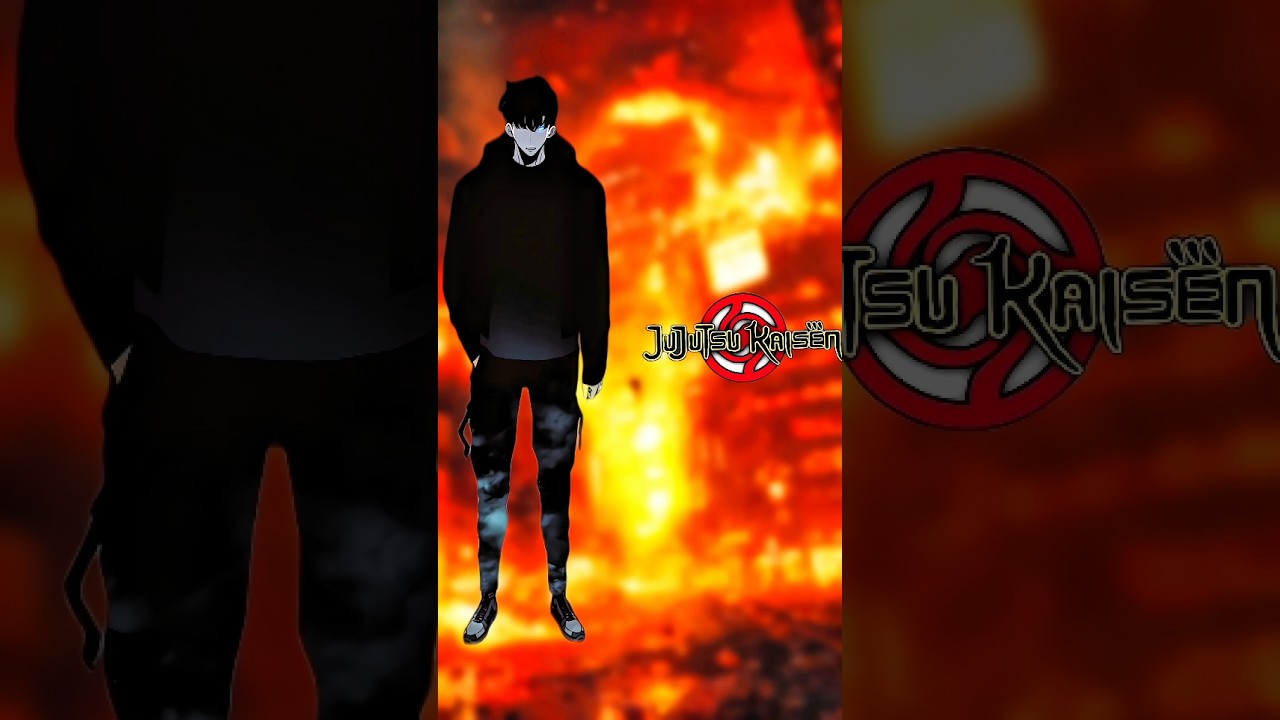 Sung jinwoo vs jujutsu kaisen 🔥 #jujutsukaisen #sololeveling #gojo #sungjinwoo #anime #animeedit