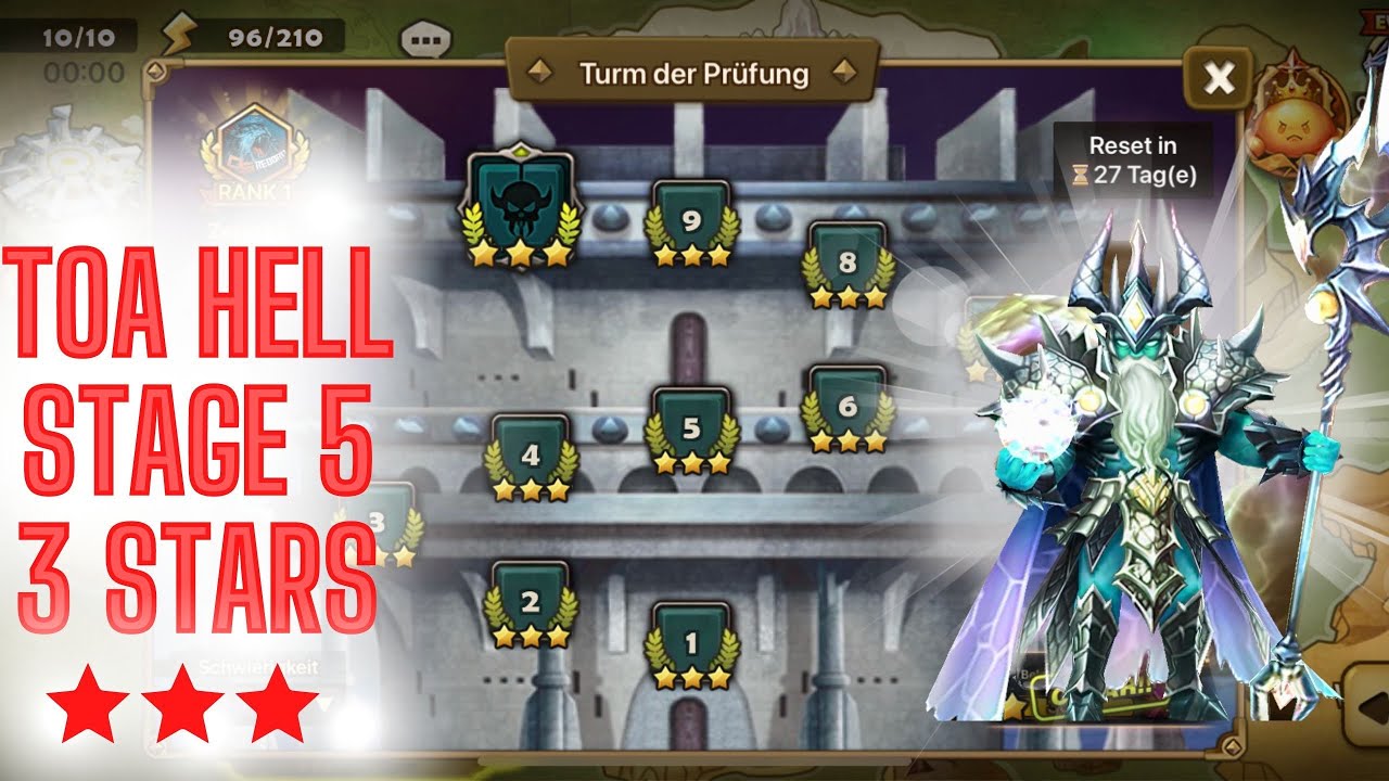 TOA Hell Stufe 5 (Pontos) 3 Sterne // Juli 2022