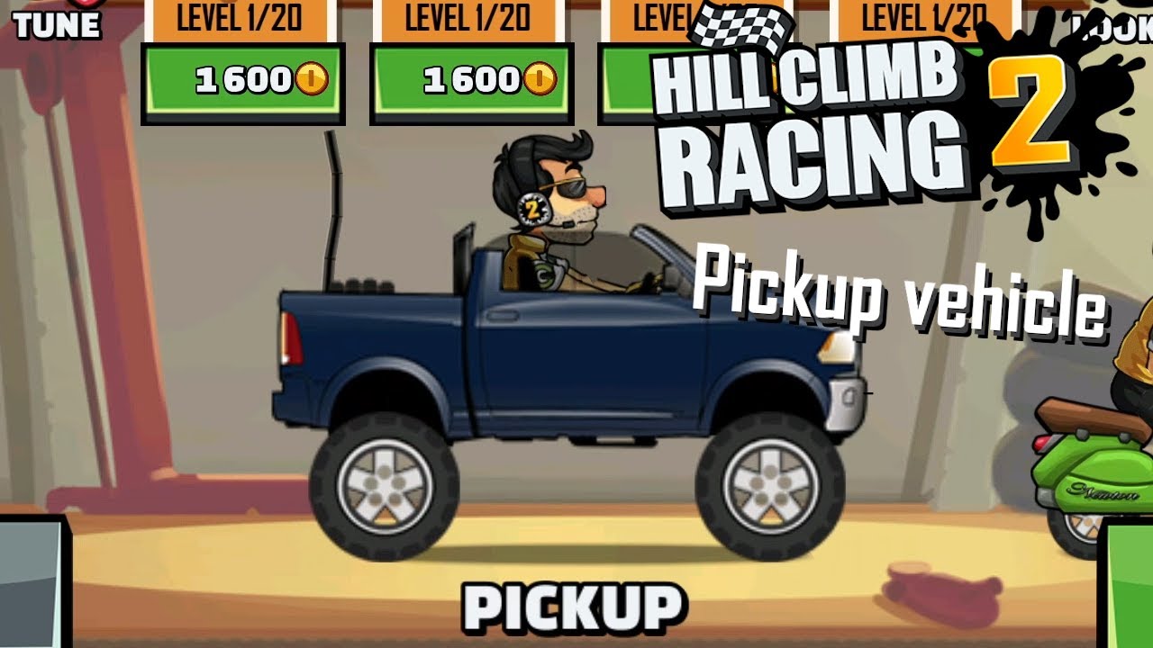 Hill Climb Racing 2 : Pickup vehicle