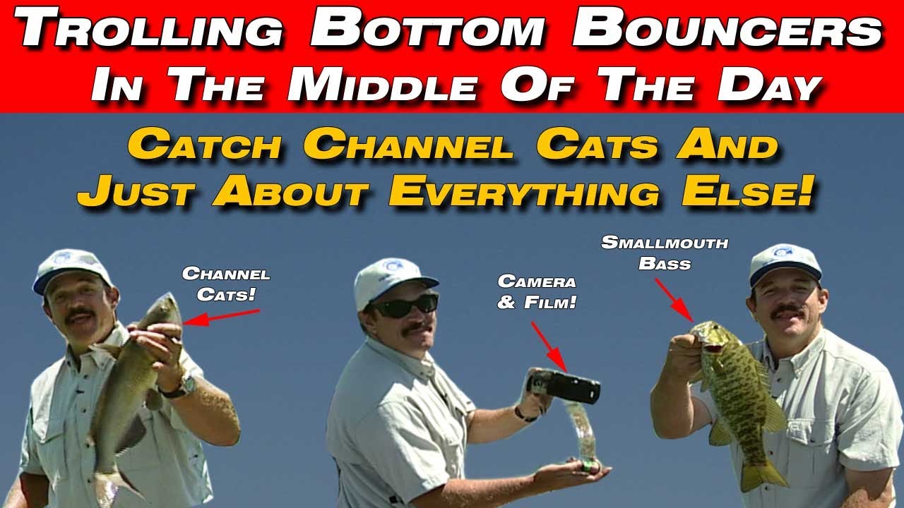 Trolling bottom bouncers for Channel Catfish In The Daytime | Catches Just About Everything Else To!