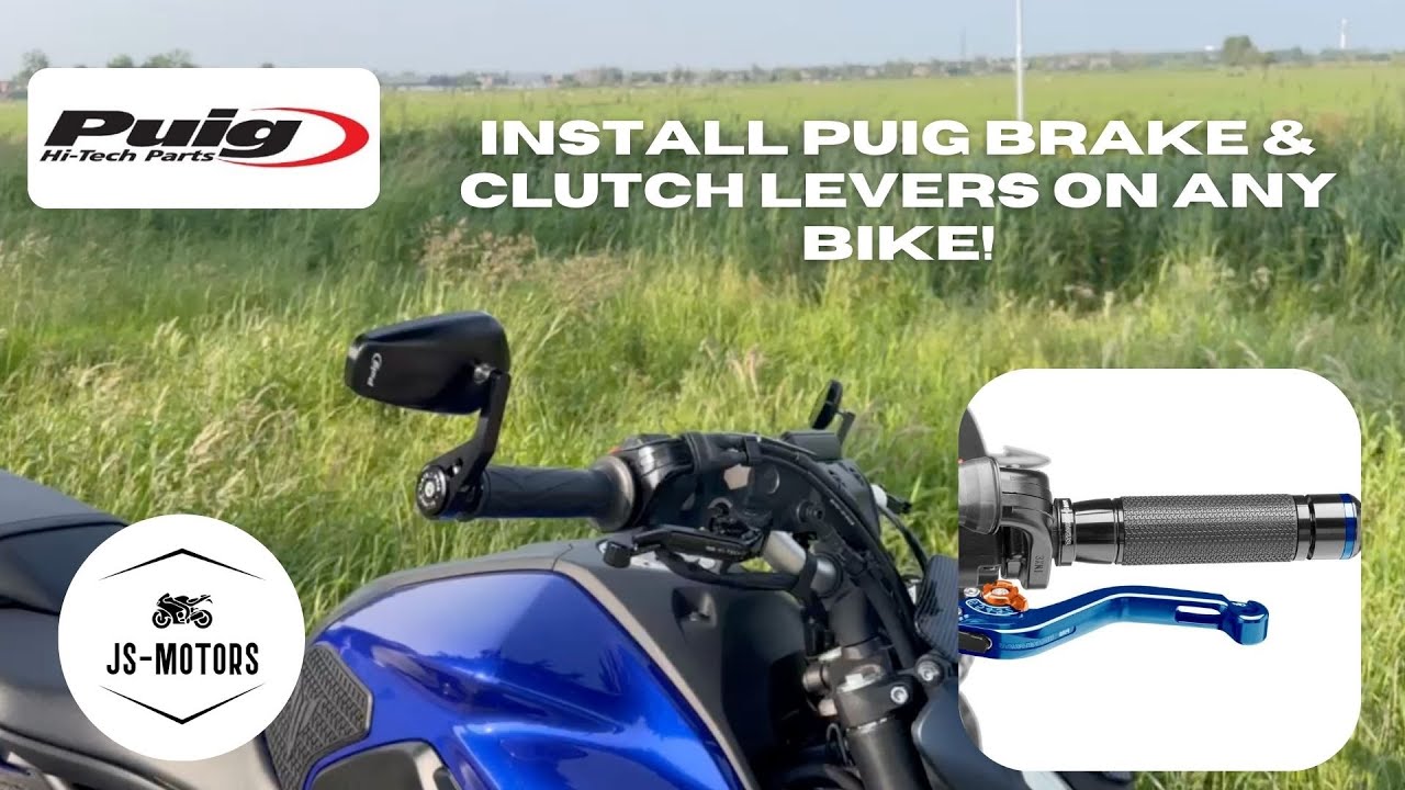 Install Puig Brake & Clutch Levers on ANY Bike!