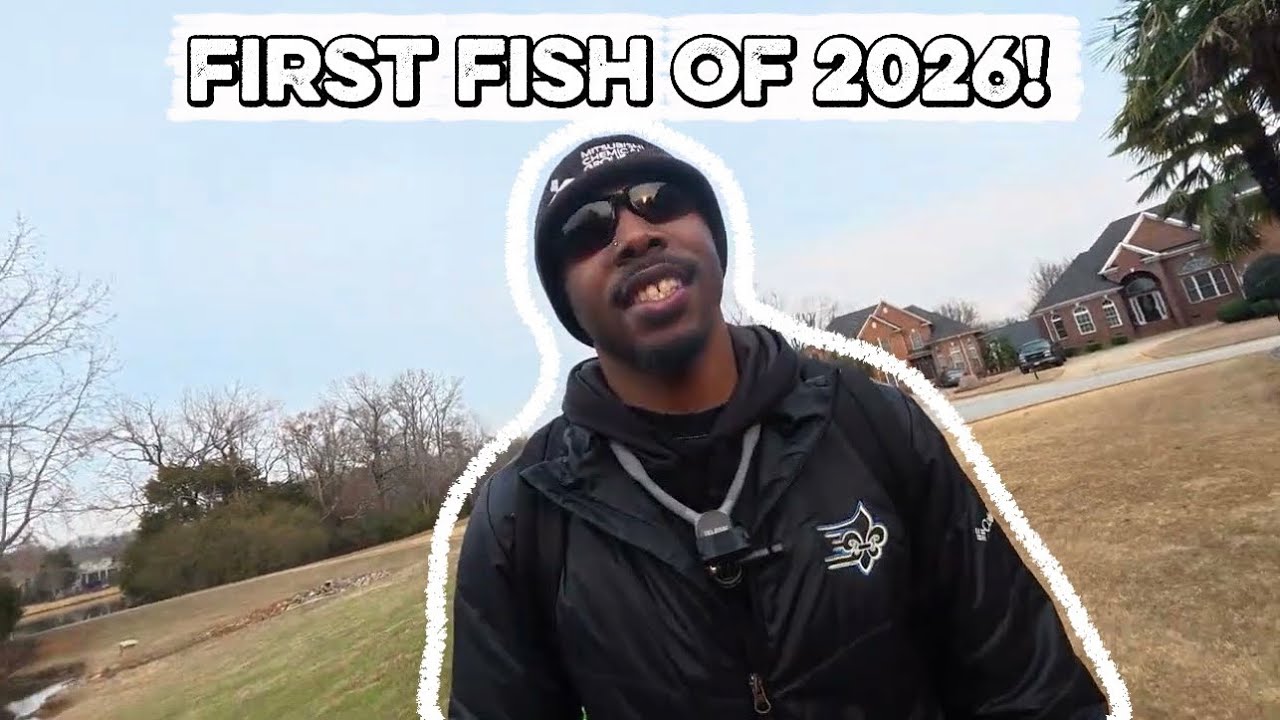 Catching My FIRST Fish Of 2026! (Bank Fishing)