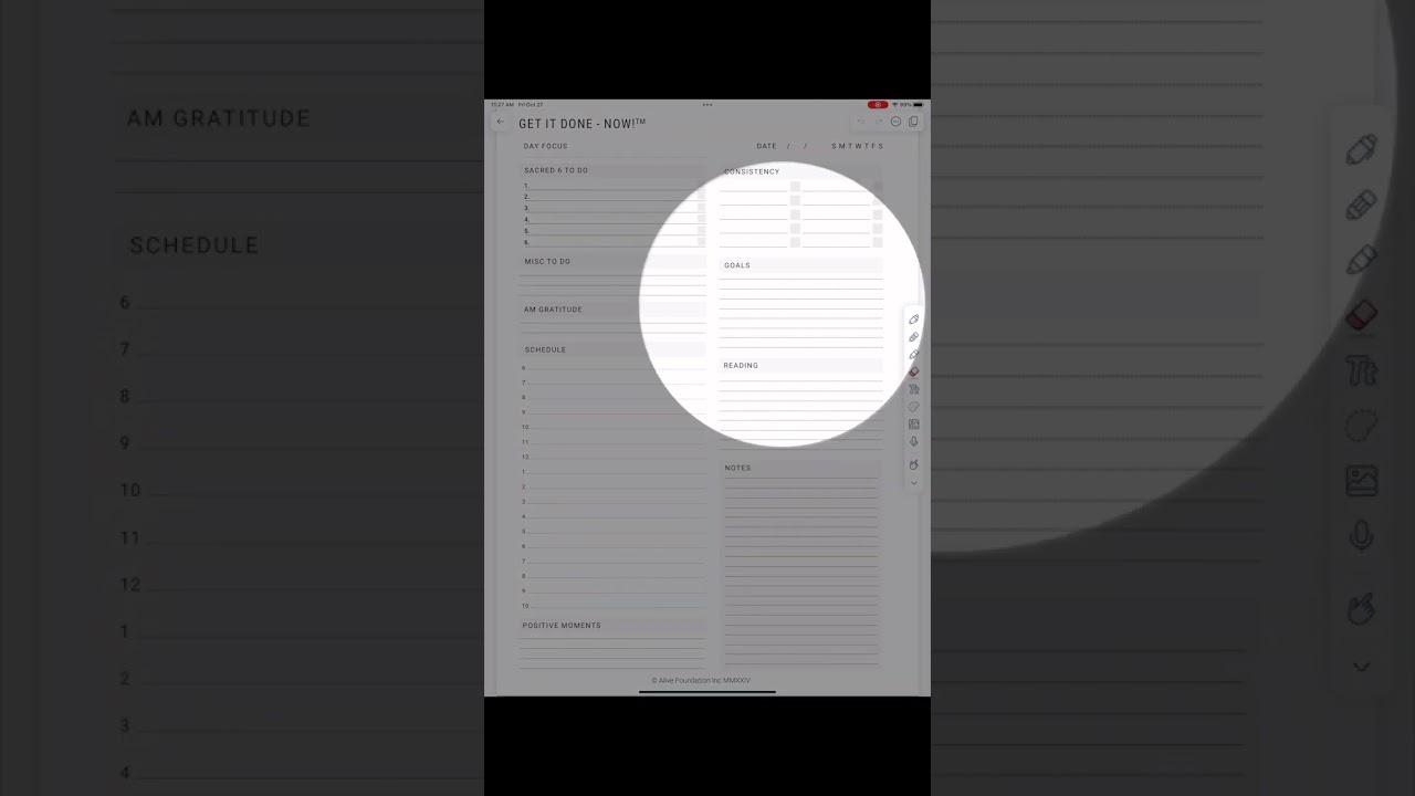 Daily Productivity - Single Sheet Method and iPad #productivity #morningcoach