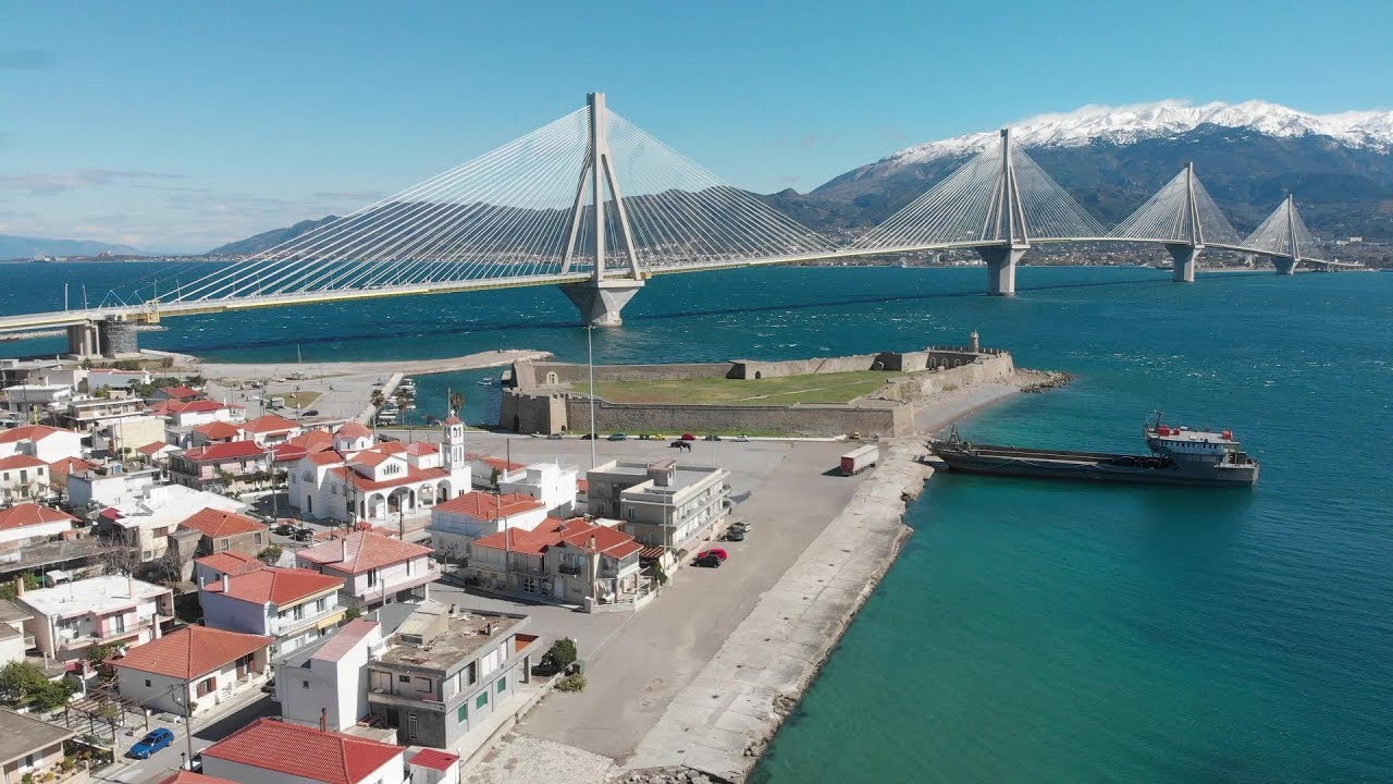 ΤΟ ΑΝΤΙΡΡΙΟ ΑΠΟ ΨΗΛΑ. ANTIRRIO DRONE VIEW, GREECE