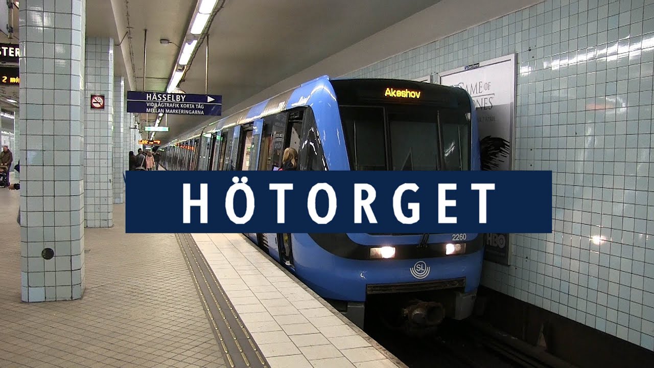 Hötorget Station Stockholms Tunnelbanan 2014