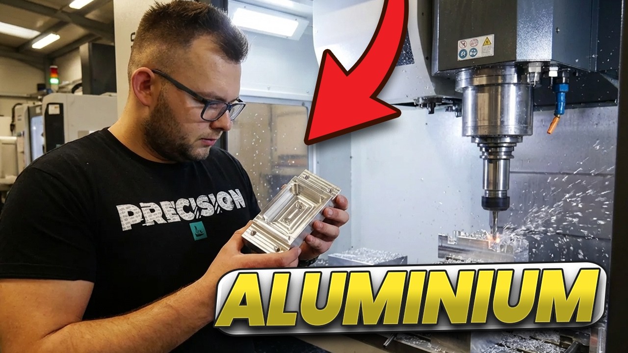 Frez do aluminium kt&oacute;ry robi ROBOTĘ 💪 CNC test