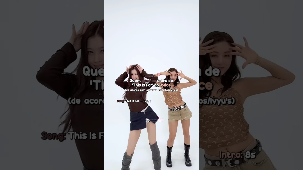 Quem ganhou a era de 'This Is For' do Twice| #kpop #idols #shorts #jisoolvyu
