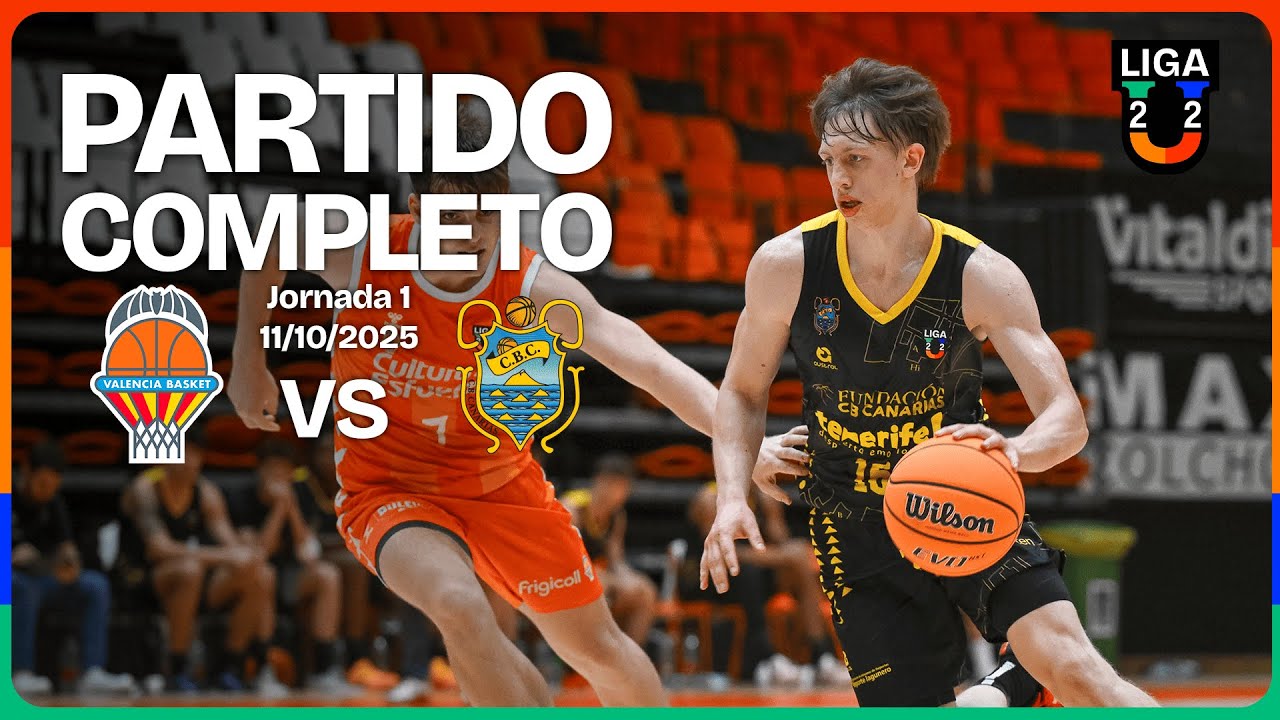 Partido completo: Valencia Basket-Fundación CB Canarias | Grupo A | Liga U 2025-26