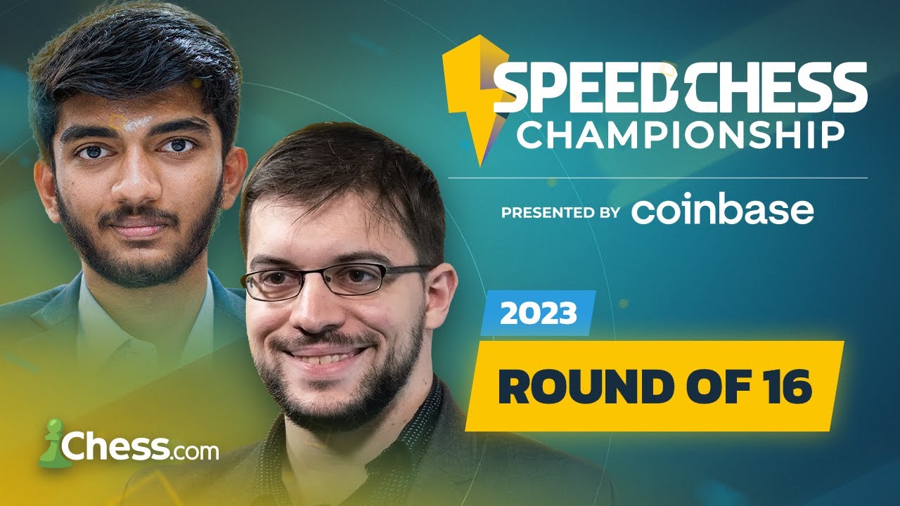 Speed Chess Championship 2023 Round of 16 | Gukesh v MVL | India #1 Battles France #2 | !coinbase