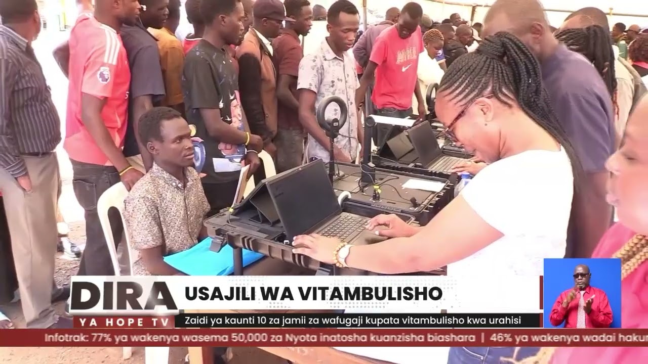 USAJILI WA VITAMBULISHO
